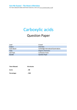 Carboxylic acids