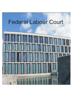 Federal Labour Court - Bundesarbeitsgericht