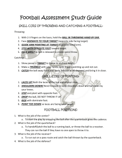 Football Assessment Study Guide