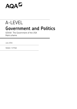 Government and Politics - Watford Grammar School for Boys Intranet