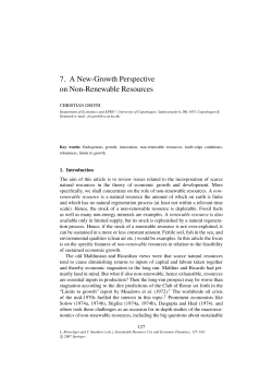 7. A New-Growth Perspective on Non