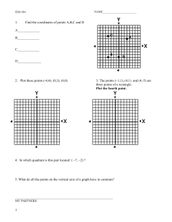 1 1. Find the coordinates of points A,B,C and D A_____________