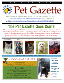 The Pet Gazette Goes Digital