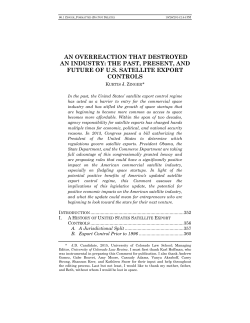 An Overreaction that Destroyed an Industry