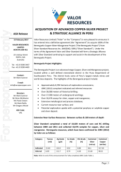 For personal use only