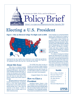 Electing a U.S. President