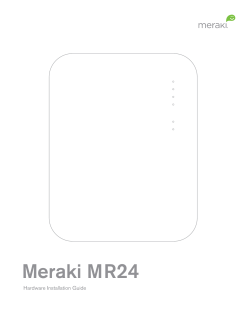 Meraki MR24 - Meraki Documentation