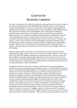 Academic Libraries - American Library Association