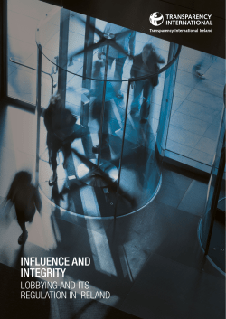 INFLUENCE AND INTEGRITY