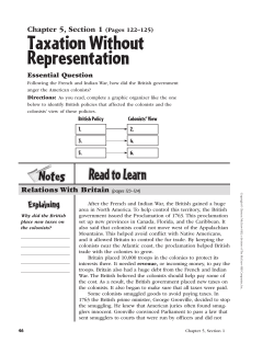 Ch. 5, Sec. 1 Handout