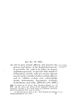 (Amendment) Act 1901 No 68