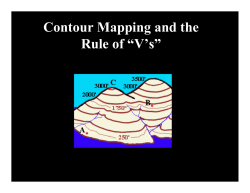 Contour Mapping and the Rule of &ldquo;V`s&rdquo;