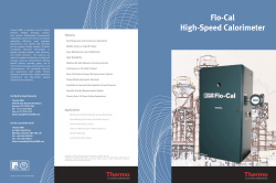 Flo-Cal High-Speed Calorimeter