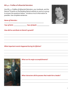 Section 4 - Data Elements - Detroit Historical Society