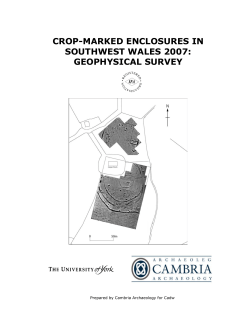 Crop-marked Enclosures 2007 Geophysical Survey in Adobe