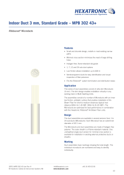 MPB30243 Indoor Duct 3mm Standard Grade