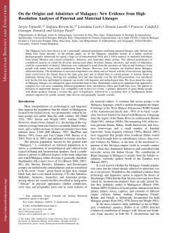 On the Origins and Admixture of Malagasy: New Evidence from High