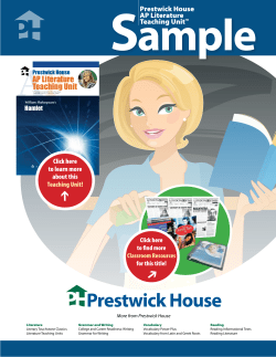 Hamlet - Advanced Placement Literaure Teaching Unit