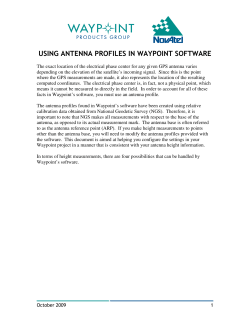How to Use Antenna Profiles
