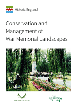 Conservation and Management of War Memorial