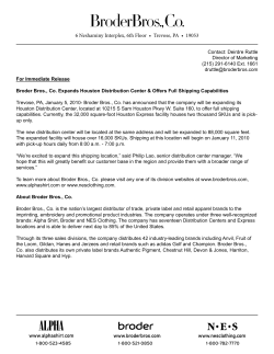 6 Neshaminy Interplex, 6th Floor • Trevose, PA • 19053