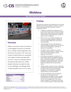 Moldova - Ricardo Gomez - University of Washington