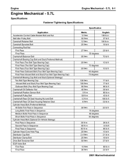 Engine Mechanical - 5.7L