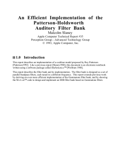Efficient Implementation of the Patterson