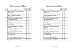 Page 1 Year 7 Unit 3 Level Skill 3 Be able to measure and draw