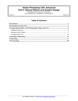 Adobe Photoshop CS4: Advanced Part 2