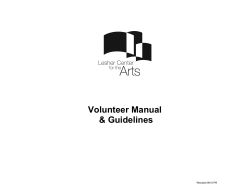 LCA Usher Manual Guidelines 2015 CE revisions