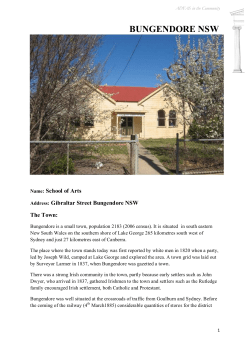 bungendore nsw