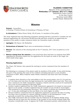 Minutes - halesworthtowncouncil.org.uk