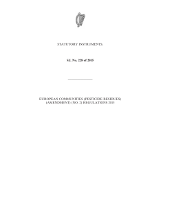 STATUTORY INSTRUMENTS. S.I. No. 228 of 2015