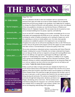 The Beacon &ndash; Winter 2017
