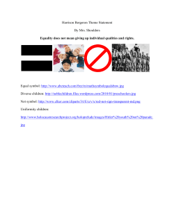 Harrison Bergeron Theme Statement