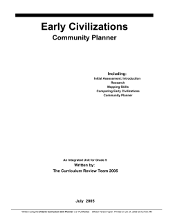 Early Civilizations