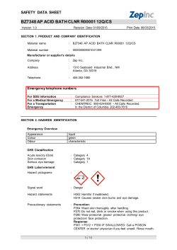 BZ7348 AP ACID BATH CLNR R00001 12Q/CS