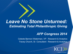 Leave No Stone Unturned