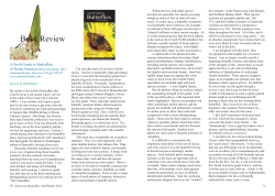 Book Review: A Swift Guide to Butterflies of North America