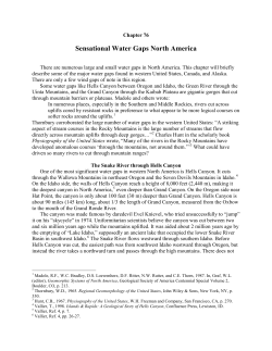 Sensational Water Gaps North America