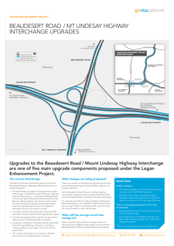 beaudesert road / mt lindesay highway interchange