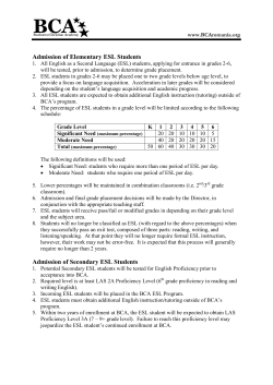 language assesement for non-native english speakers