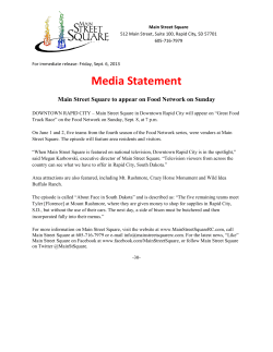 Media Statement - Main Street Square