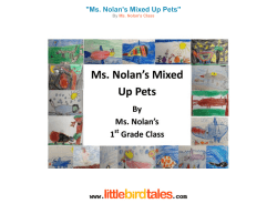 Ms. Nolan`s Mixed Up Pets