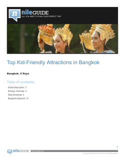 Top Kid-Friendly Attractions in Bangkok