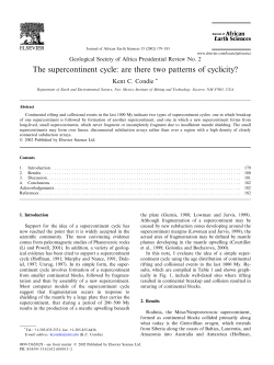 The supercontinent cycle: are there two patterns of
