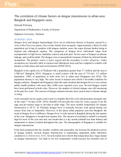 Bangkok and Singapore cases