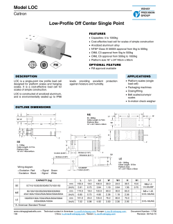 Low-Profile Off Center Single Point Model LOC