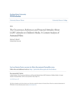 The Occurrences, References and Projected Attitudes